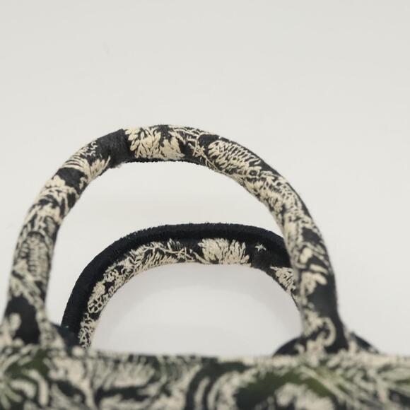 DIOR Mini Vertical Hand Bag Canvas Black - Picture 8 of 13